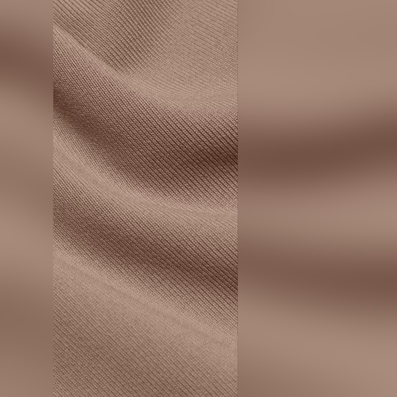 Aritzia Babaton Contour V-Nevk Long Sleeve Bodysuit - Deep Taupe - Picture 6 of 7